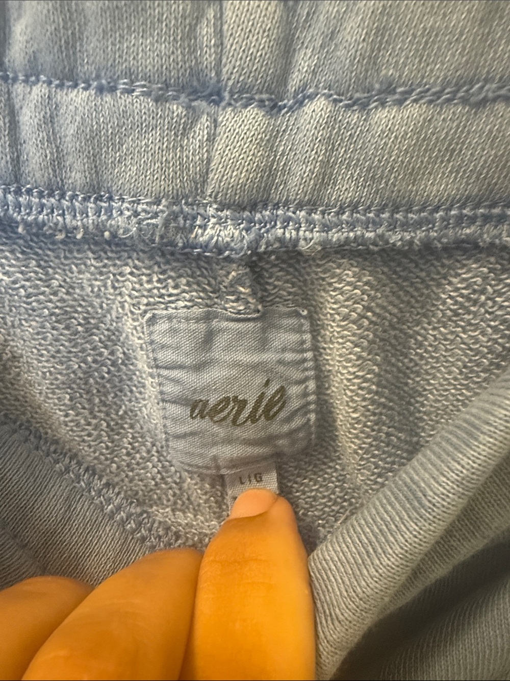 aerie Women's Light Blue Athletic Lounge Shorts - Picture 2 of 4